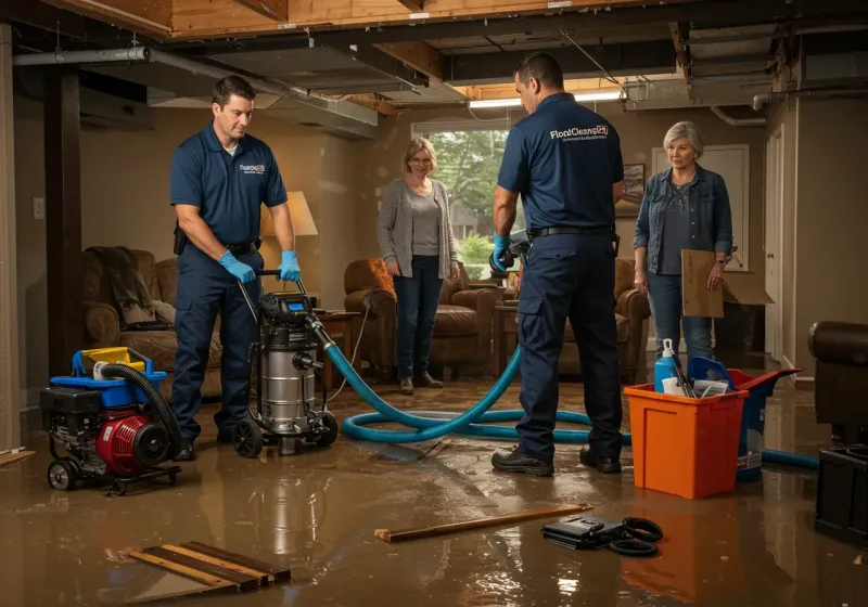 Basement Water Extraction and Removal Techniques process in Suncoast Estates, FL